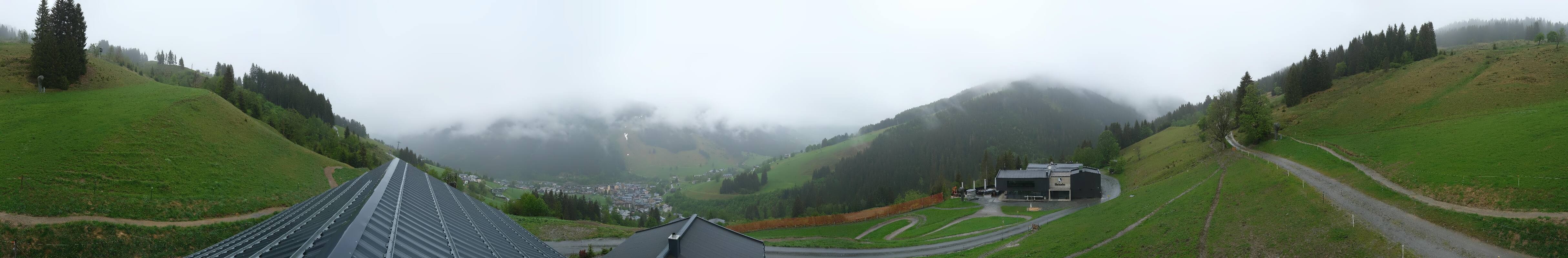 Archiv Foto Webcam Saalbach - Blick von der Maisalm