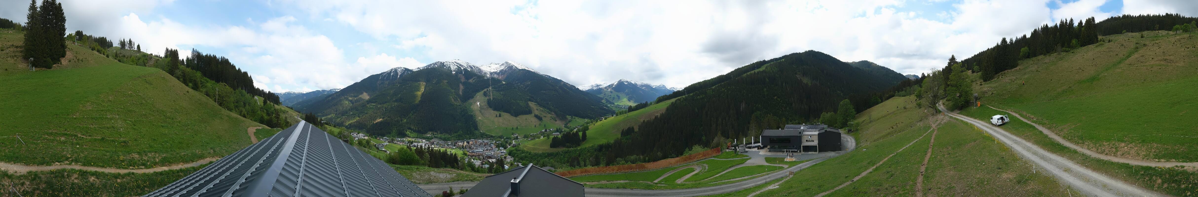 Archiv Foto Webcam Saalbach - Blick von der Maisalm