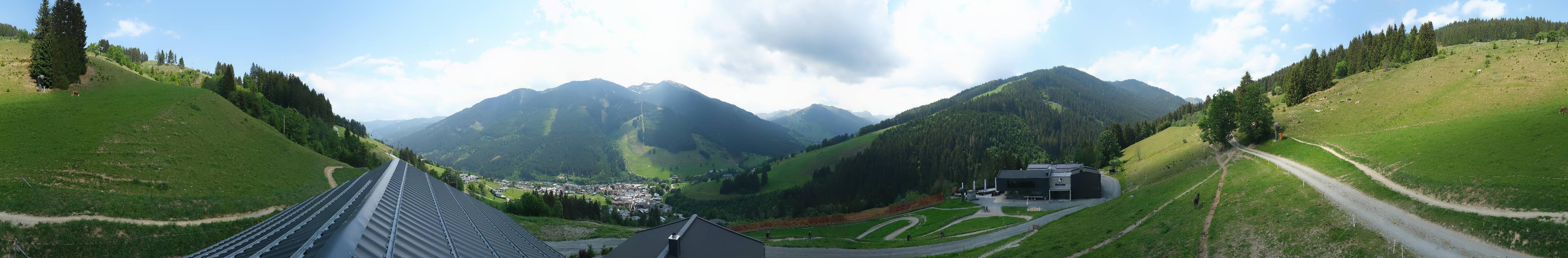 Archiv Foto Webcam Saalbach - Blick von der Maisalm