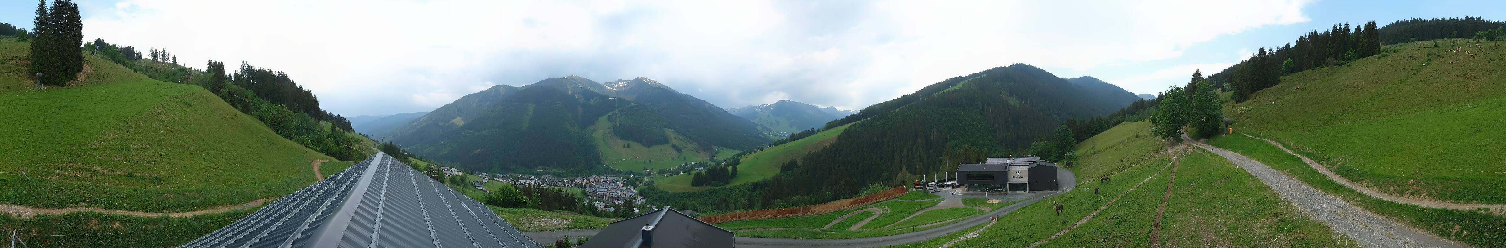 Archiv Foto Webcam Saalbach - Blick von der Maisalm
