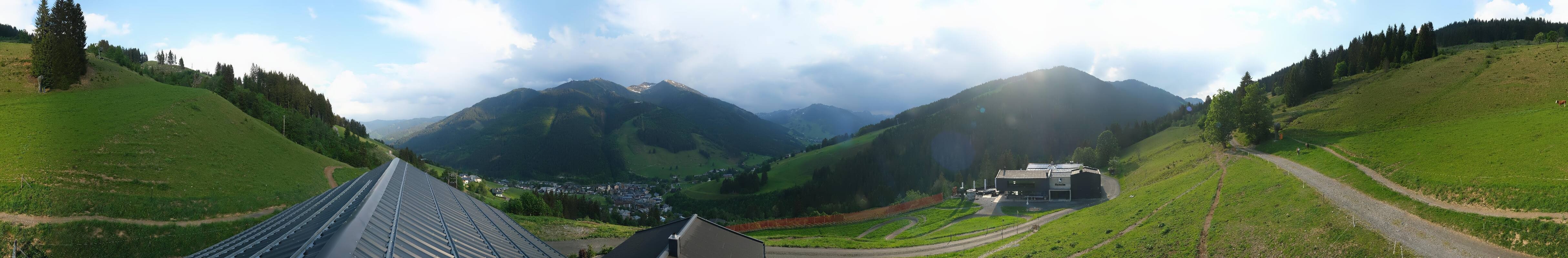 Archiv Foto Webcam Saalbach - Blick von der Maisalm