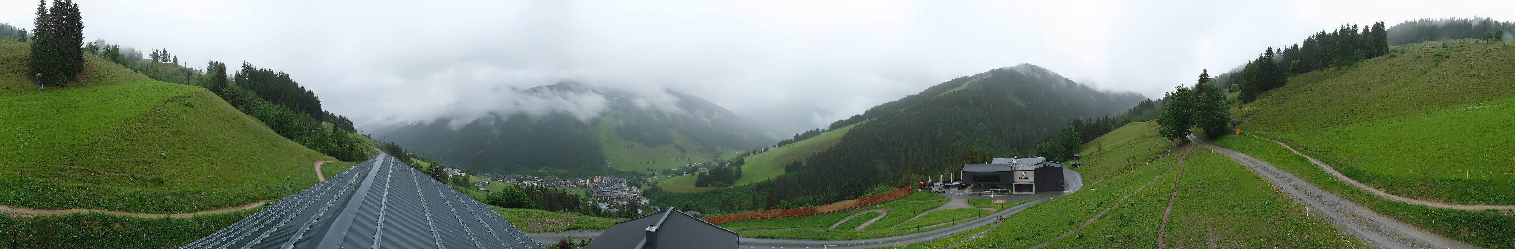Archiv Foto Webcam Saalbach - Blick von der Maisalm