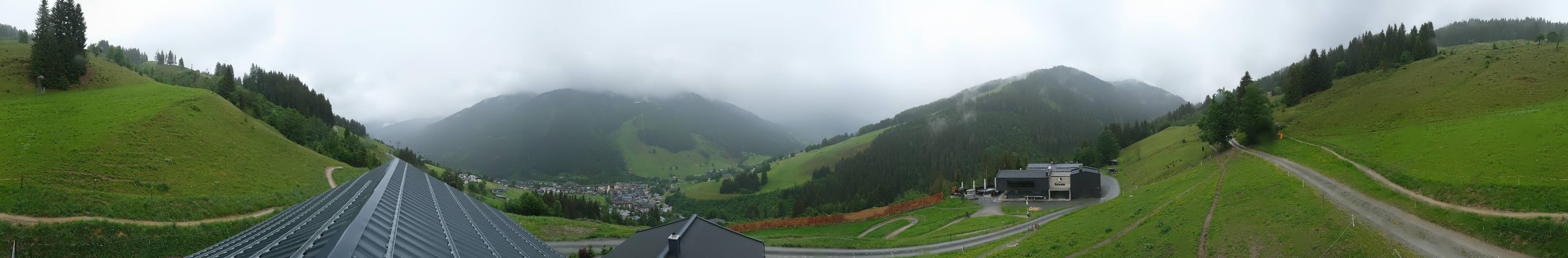 Archiv Foto Webcam Saalbach - Blick von der Maisalm