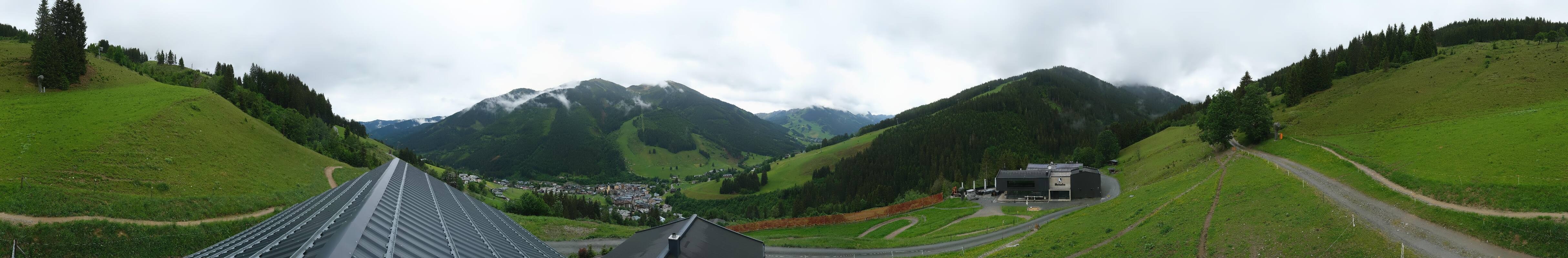 Archiv Foto Webcam Saalbach - Blick von der Maisalm