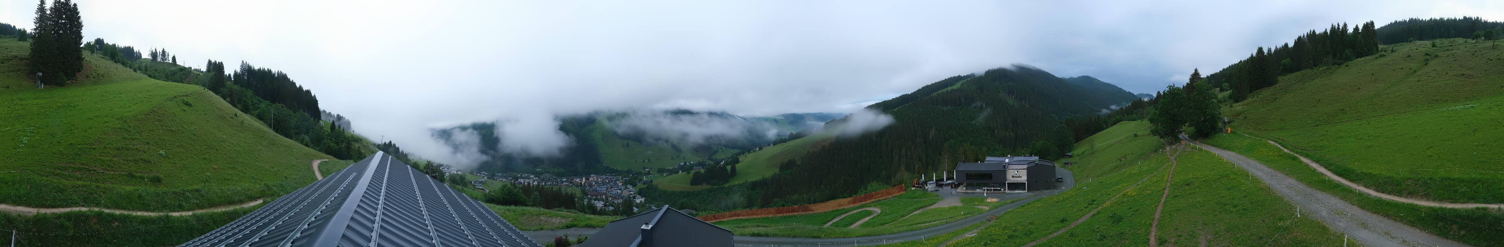 Archiv Foto Webcam Saalbach - Blick von der Maisalm