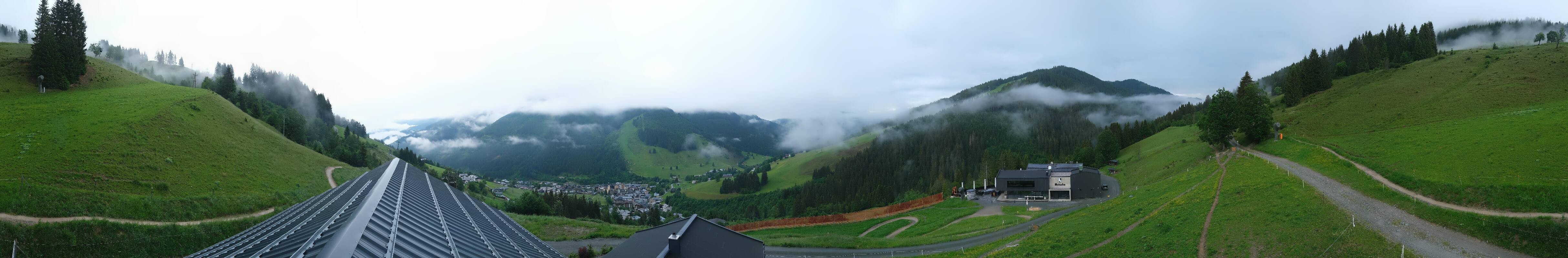 Archiv Foto Webcam Saalbach - Blick von der Maisalm