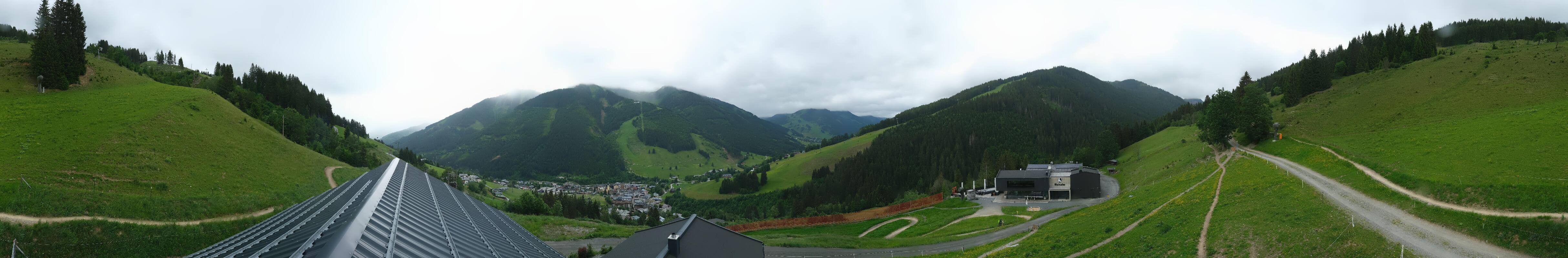 Archiv Foto Webcam Saalbach - Blick von der Maisalm