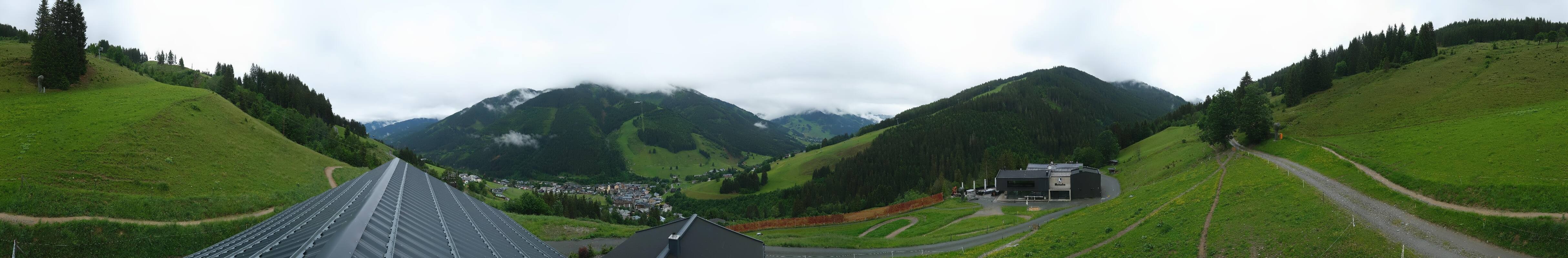 Archiv Foto Webcam Saalbach - Blick von der Maisalm