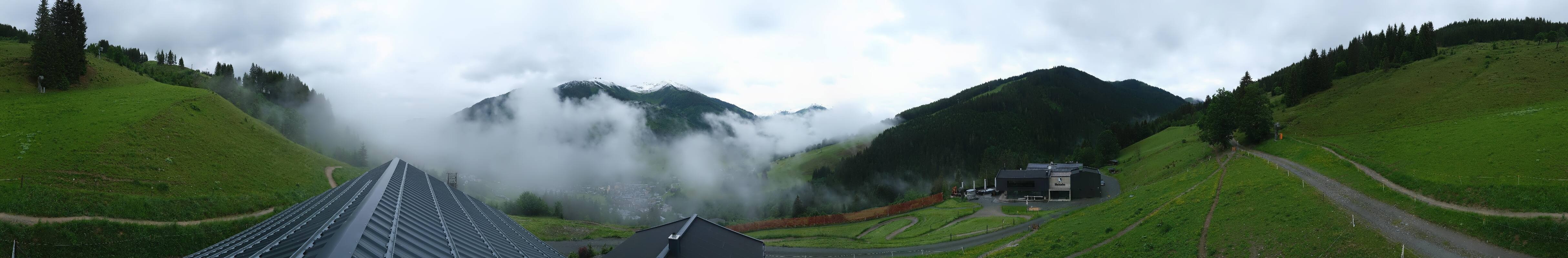 Archiv Foto Webcam Saalbach - Blick von der Maisalm