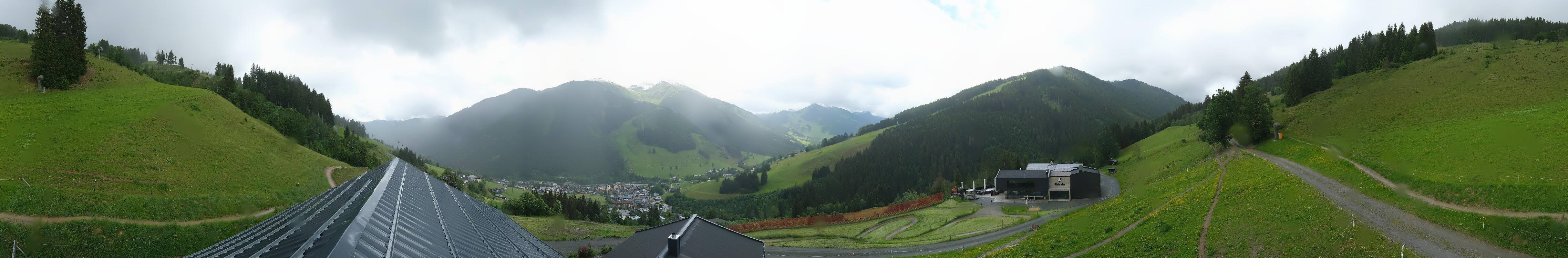 Archiv Foto Webcam Saalbach - Blick von der Maisalm