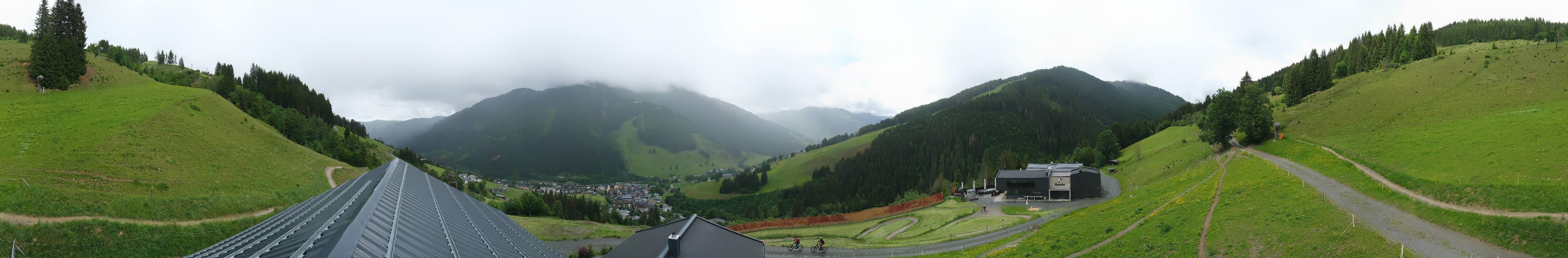 Archiv Foto Webcam Saalbach - Blick von der Maisalm