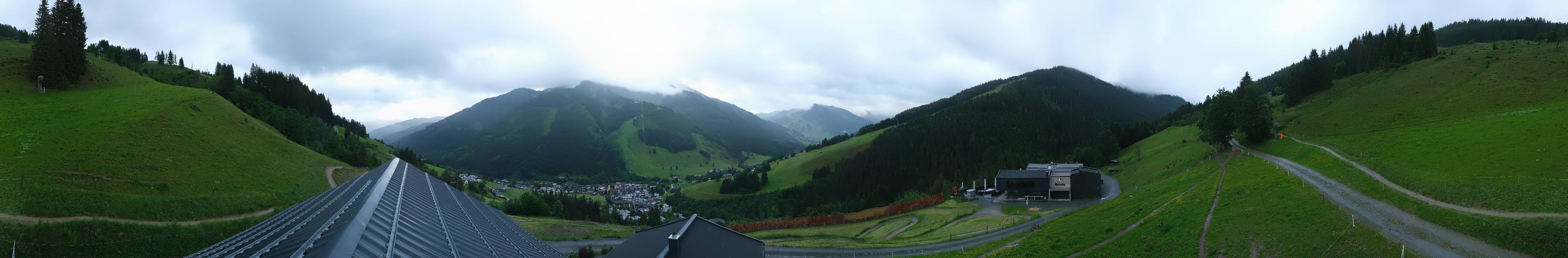 Archiv Foto Webcam Saalbach - Blick von der Maisalm