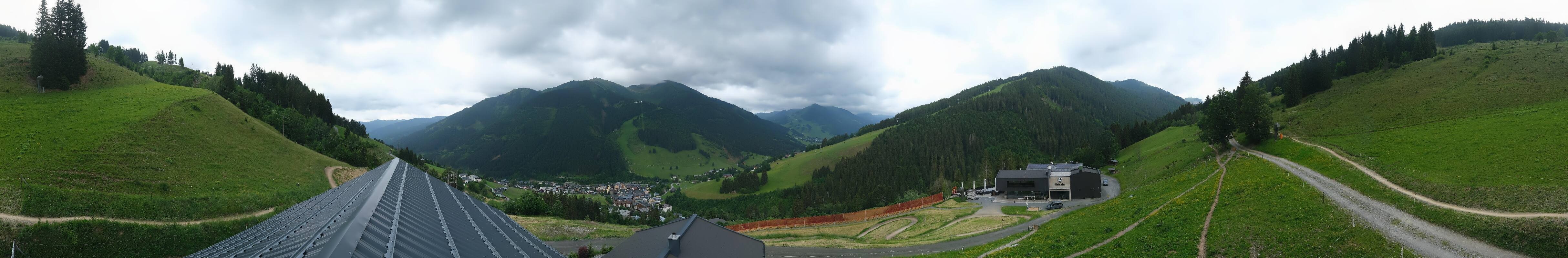 Archiv Foto Webcam Saalbach - Blick von der Maisalm