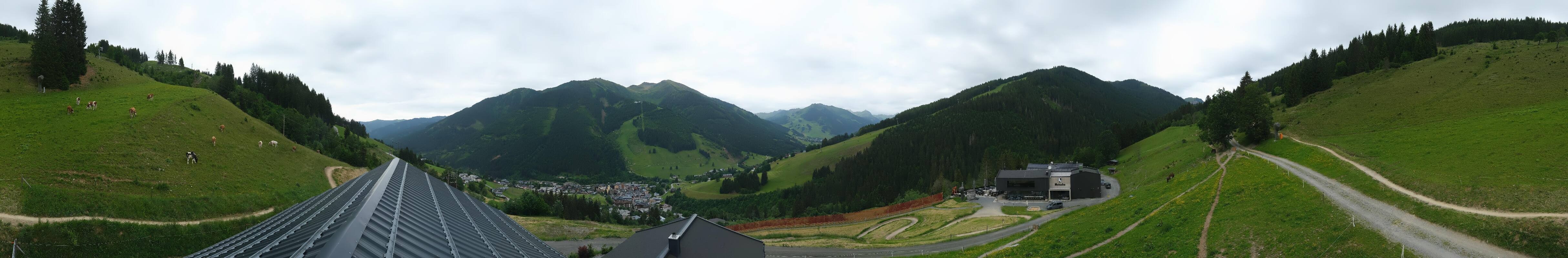 Archiv Foto Webcam Saalbach - Blick von der Maisalm