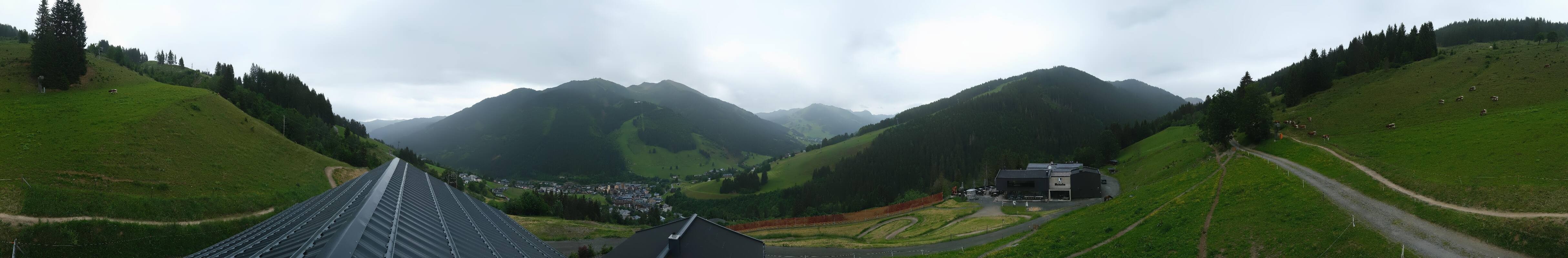 Archiv Foto Webcam Saalbach - Blick von der Maisalm