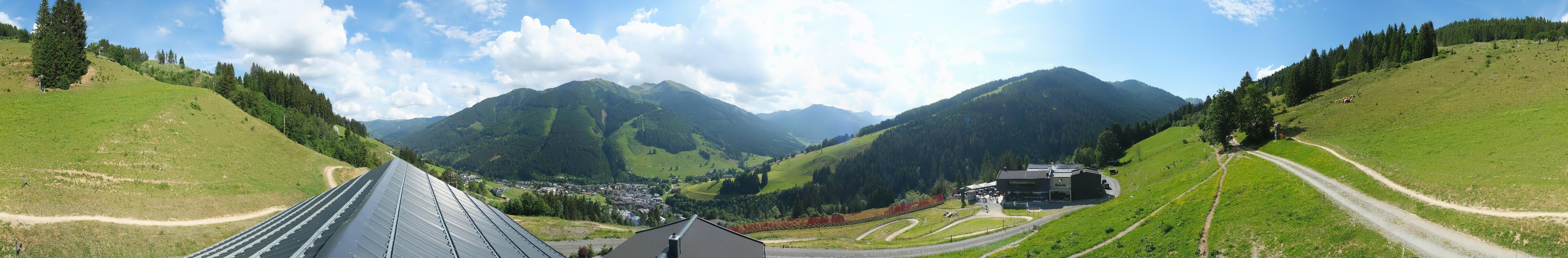 Archiv Foto Webcam Saalbach - Blick von der Maisalm