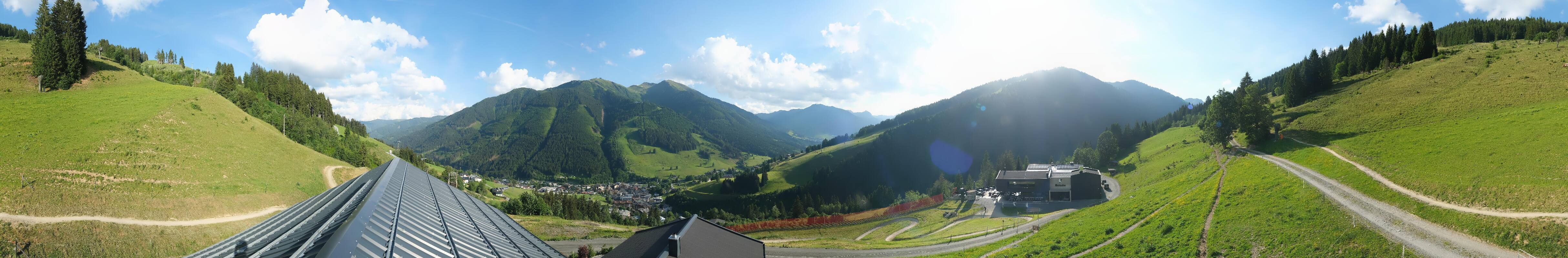Archiv Foto Webcam Saalbach - Blick von der Maisalm