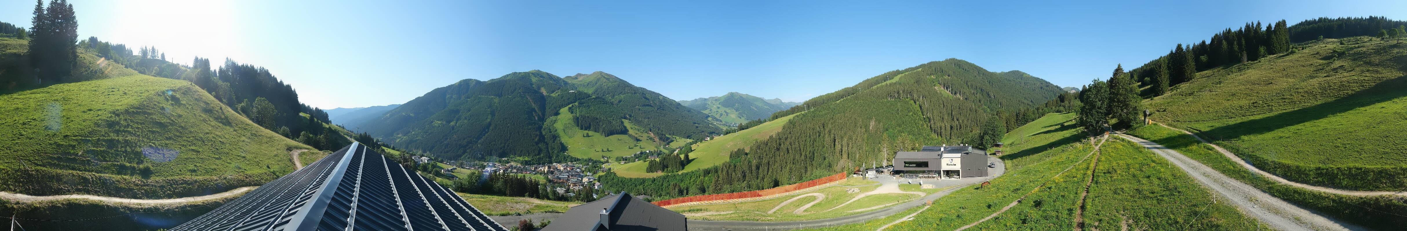 Archiv Foto Webcam Saalbach - Blick von der Maisalm