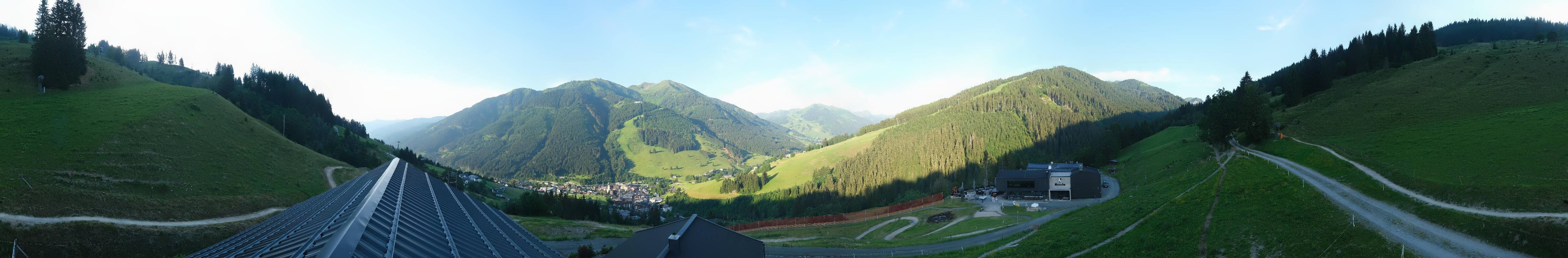 Archiv Foto Webcam Saalbach - Blick von der Maisalm
