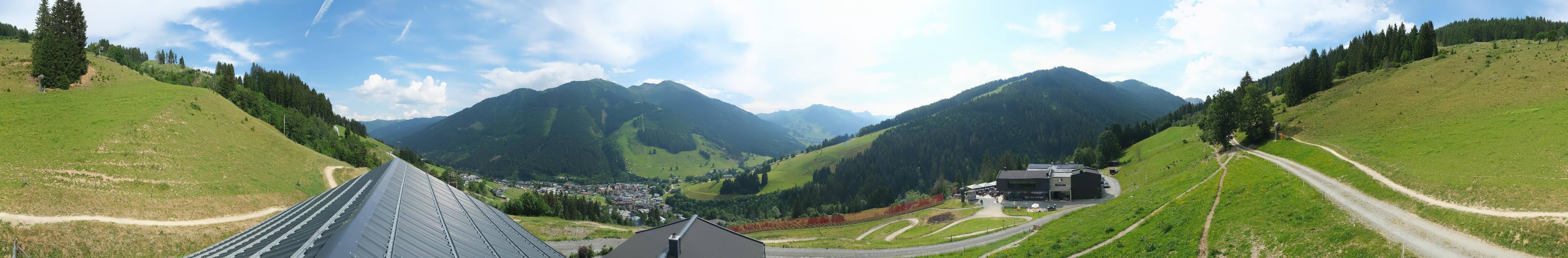 Archiv Foto Webcam Saalbach - Blick von der Maisalm