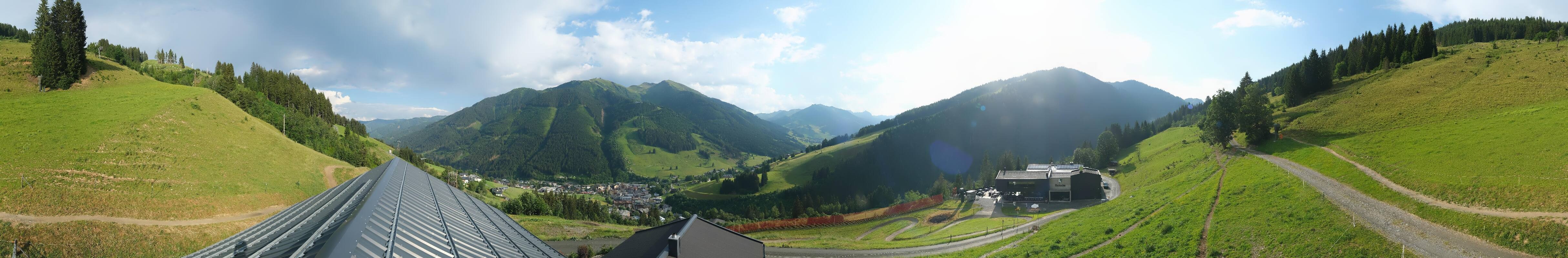 Archiv Foto Webcam Saalbach - Blick von der Maisalm