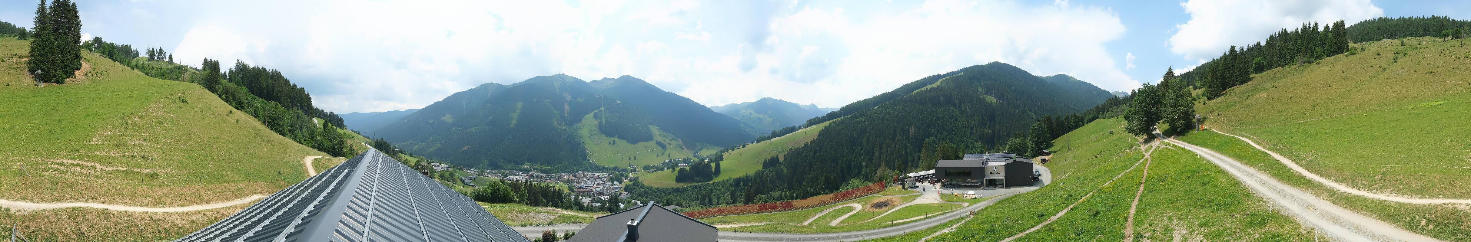 Archiv Foto Webcam Saalbach - Blick von der Maisalm
