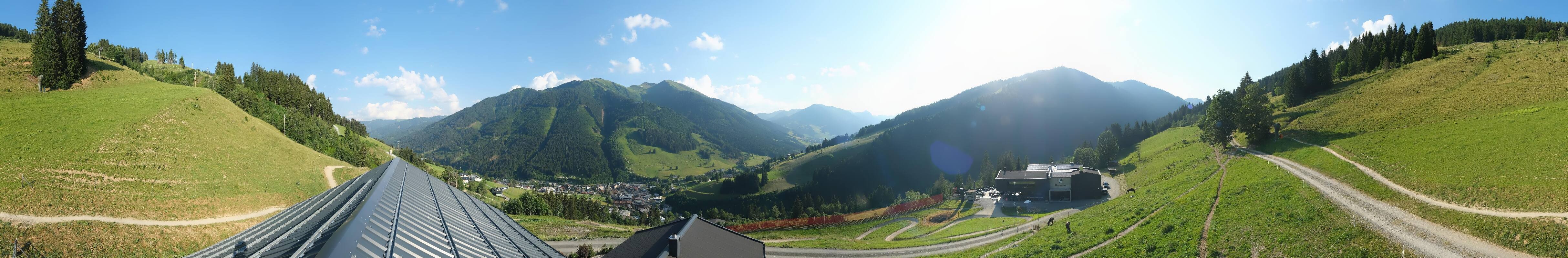 Archiv Foto Webcam Saalbach - Blick von der Maisalm
