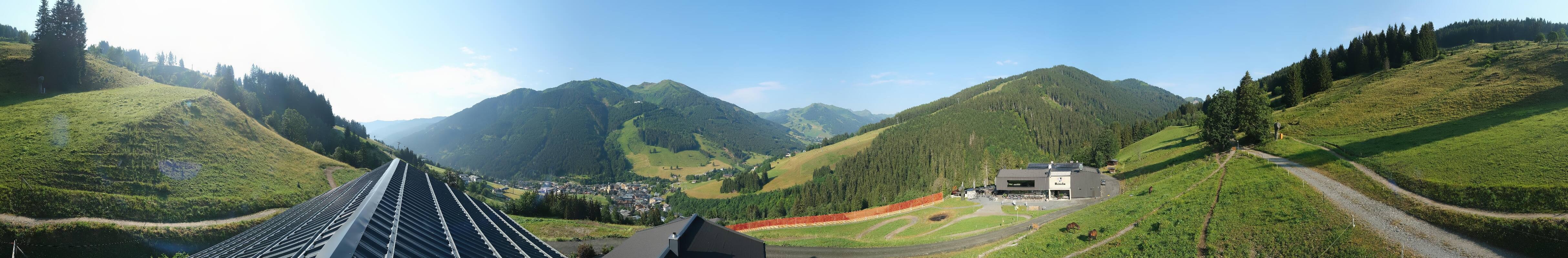 Archiv Foto Webcam Saalbach - Blick von der Maisalm