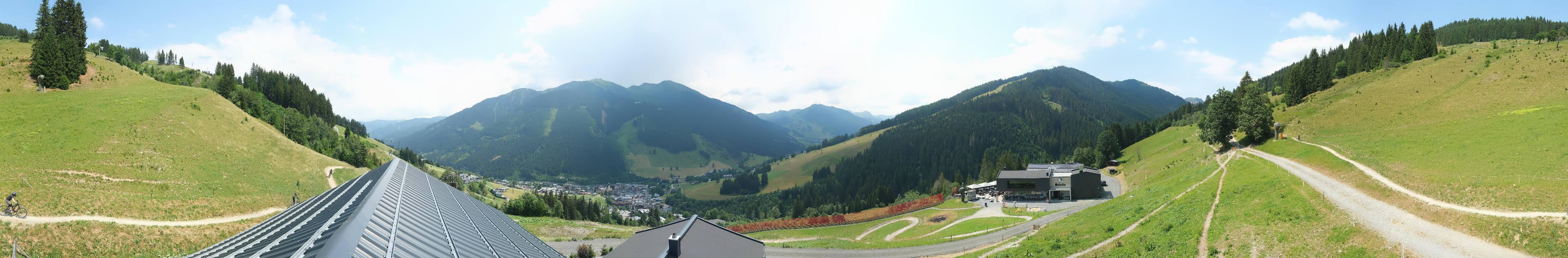 Archiv Foto Webcam Saalbach - Blick von der Maisalm