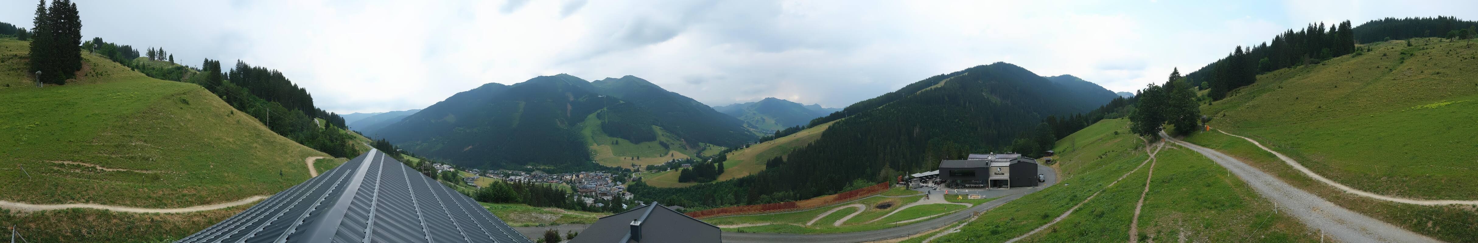 Archiv Foto Webcam Saalbach - Blick von der Maisalm