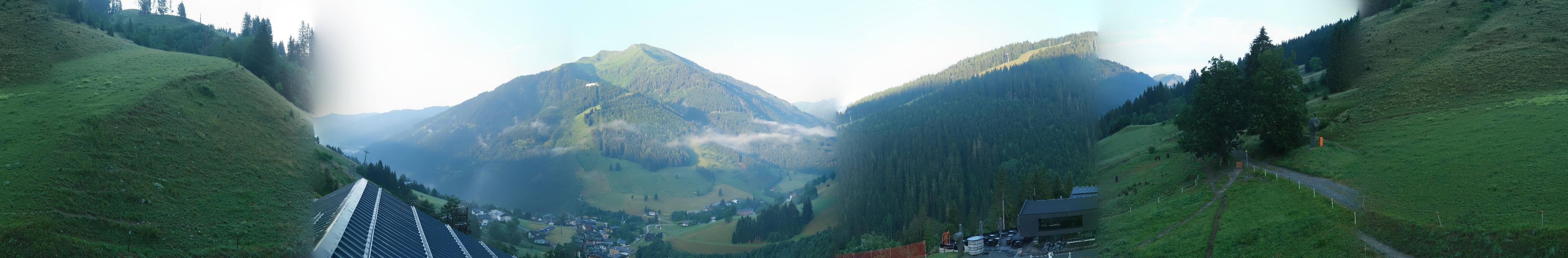 Archived image Webcam Saalbach - View from the Maisalm