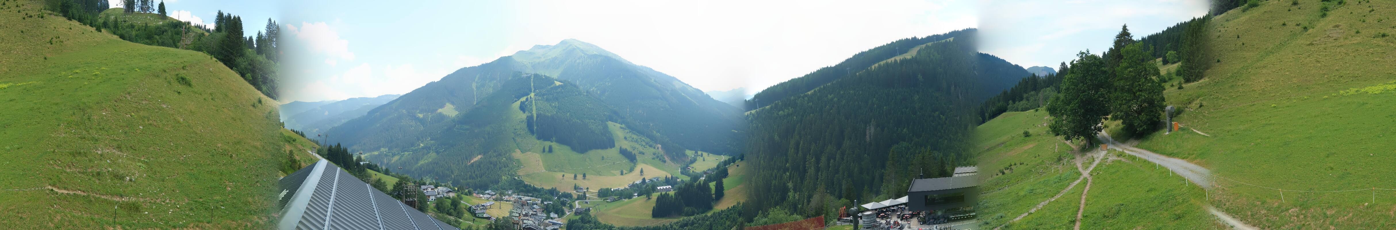 Archiv Foto Webcam Saalbach - Blick von der Maisalm