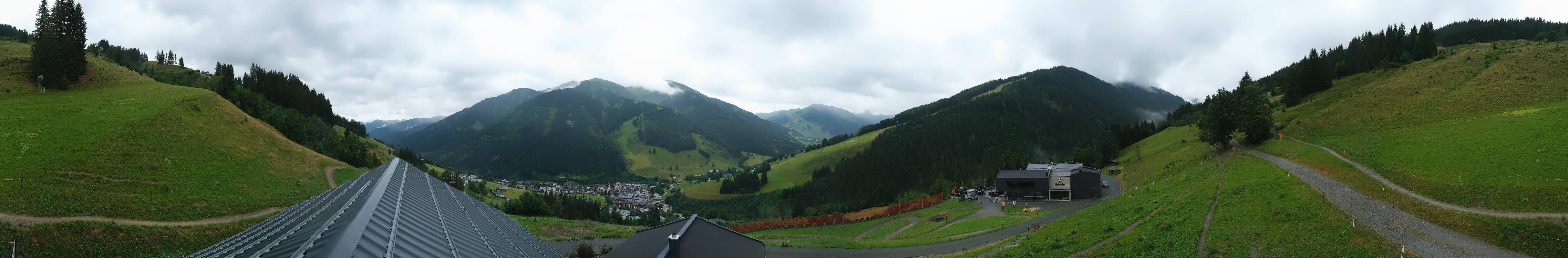Archiv Foto Webcam Saalbach - Blick von der Maisalm
