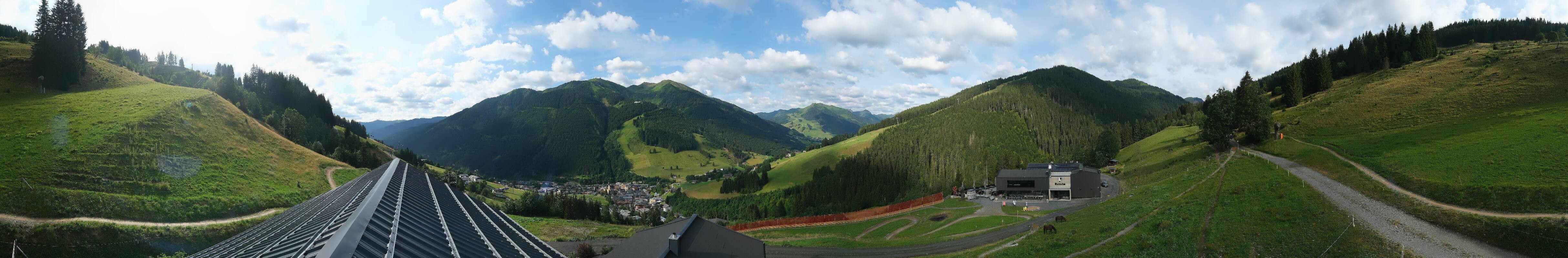 Archiv Foto Webcam Saalbach - Blick von der Maisalm