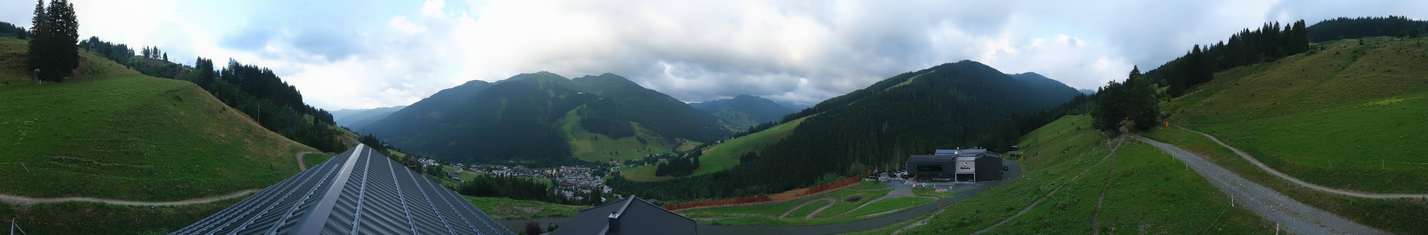 Archiv Foto Webcam Saalbach - Blick von der Maisalm