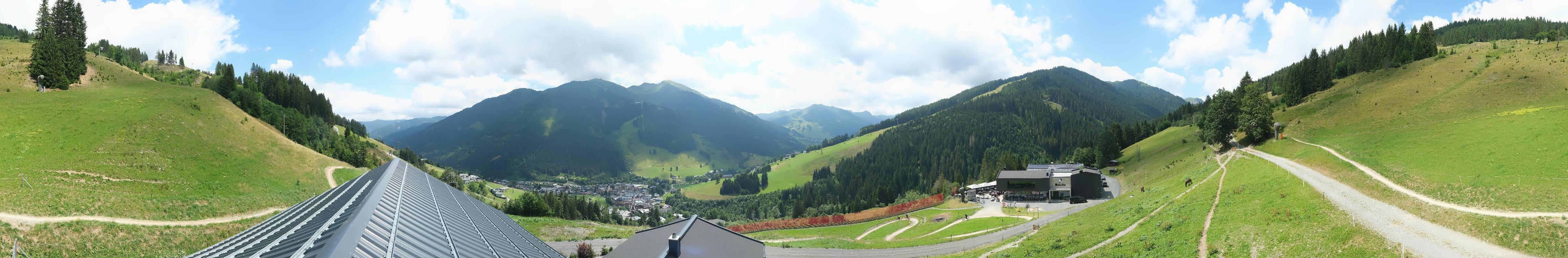 Archiv Foto Webcam Saalbach - Blick von der Maisalm