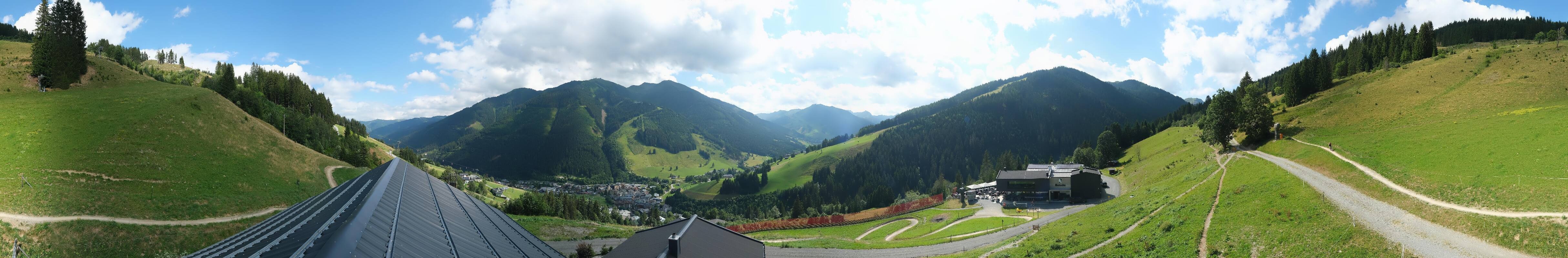Archiv Foto Webcam Saalbach - Blick von der Maisalm