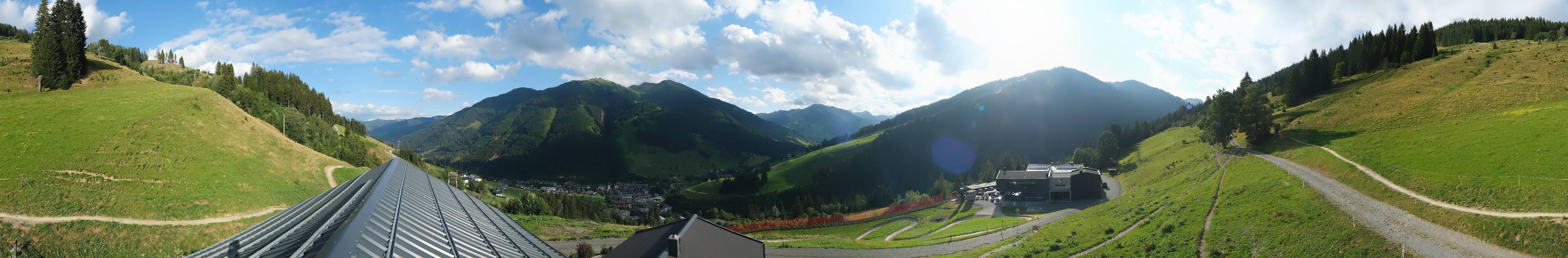 Archiv Foto Webcam Saalbach - Blick von der Maisalm