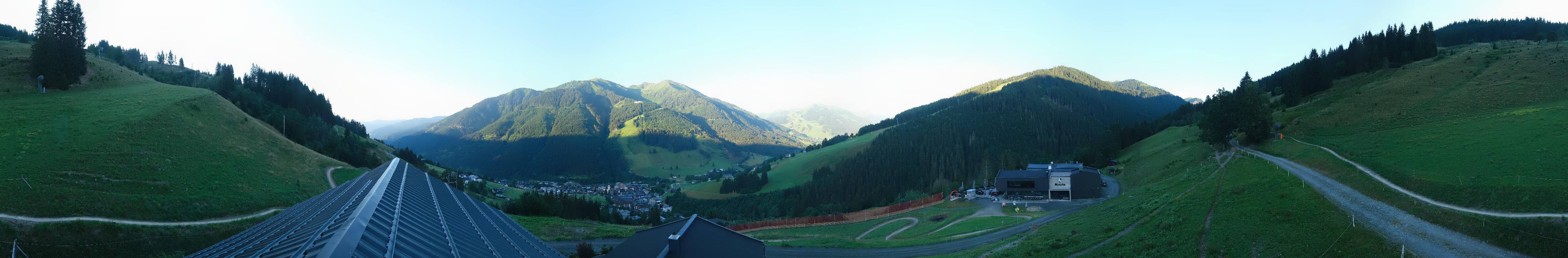 Archiv Foto Webcam Saalbach - Blick von der Maisalm