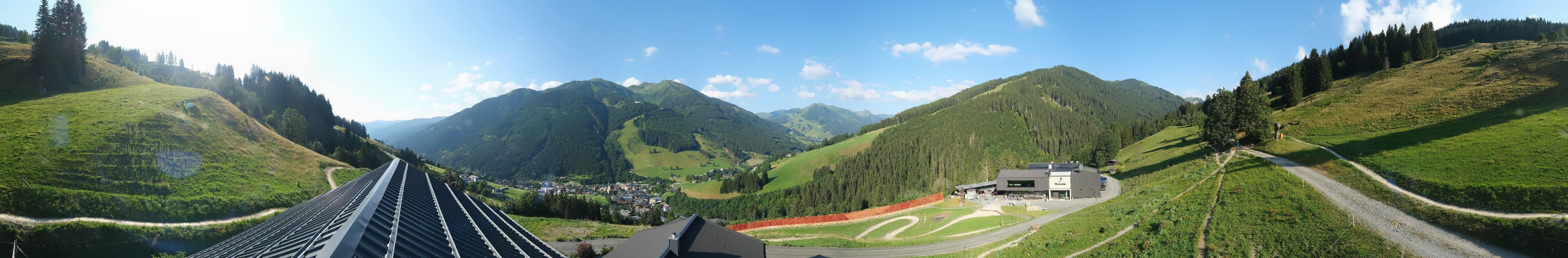 Archiv Foto Webcam Saalbach - Blick von der Maisalm