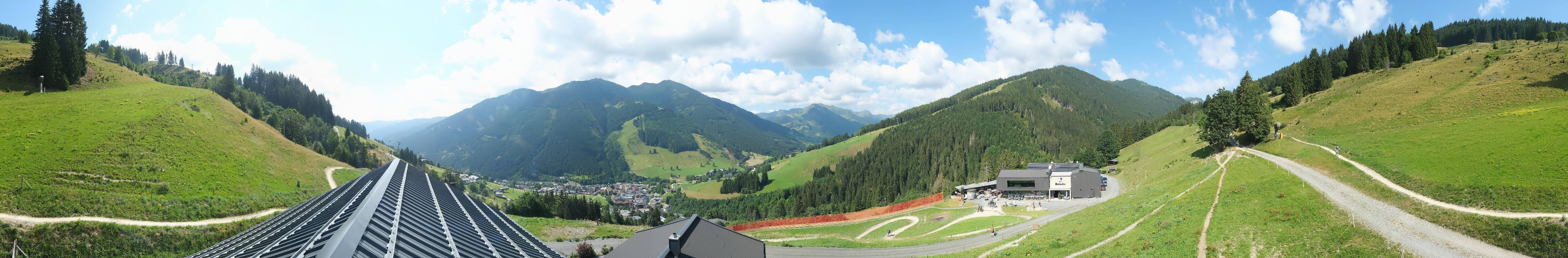 Archiv Foto Webcam Saalbach - Blick von der Maisalm