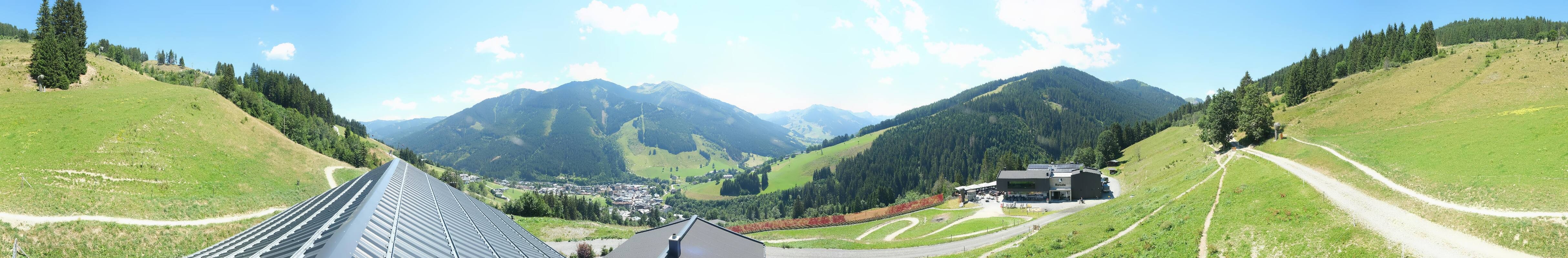 Archiv Foto Webcam Saalbach - Blick von der Maisalm