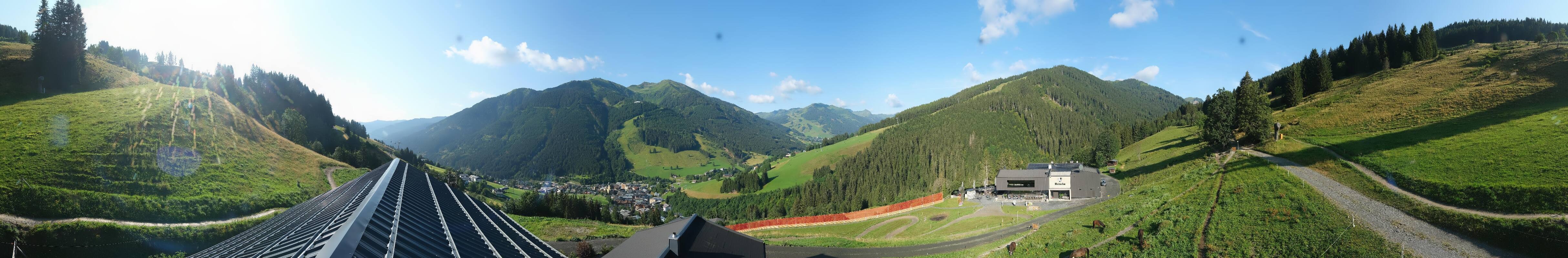 Archiv Foto Webcam Saalbach - Blick von der Maisalm