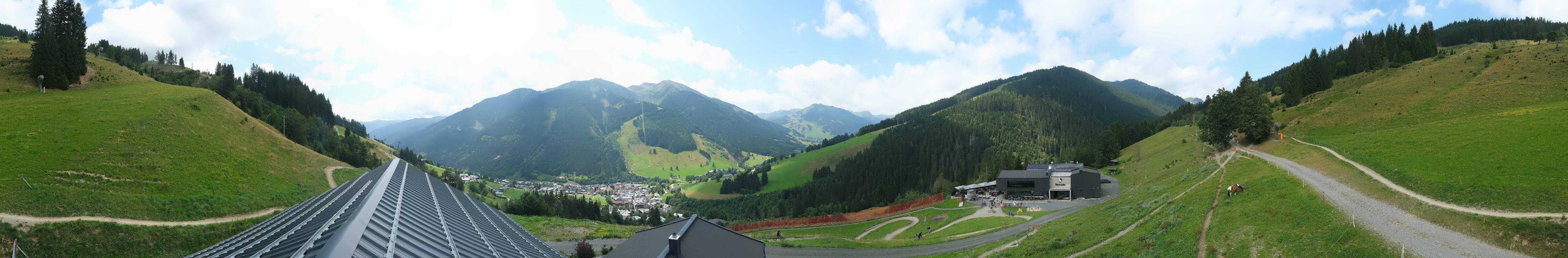 Archiv Foto Webcam Saalbach - Blick von der Maisalm