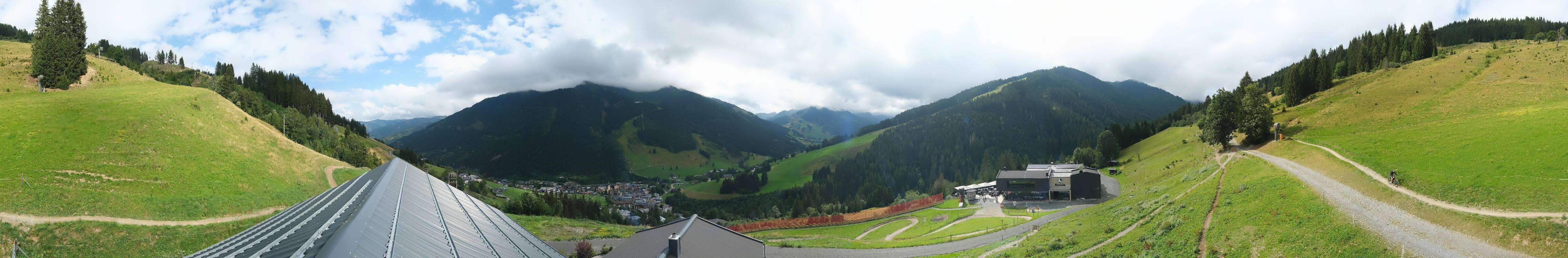 Archiv Foto Webcam Saalbach - Blick von der Maisalm