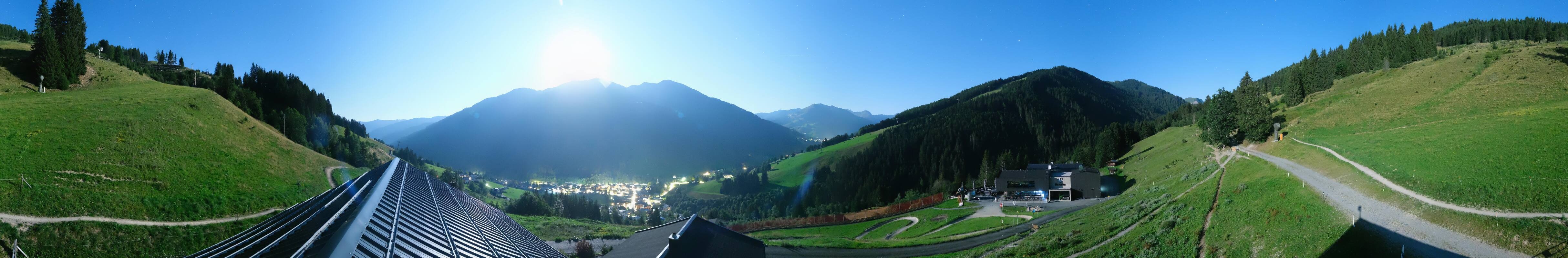 Archiv Foto Webcam Saalbach - Blick von der Maisalm