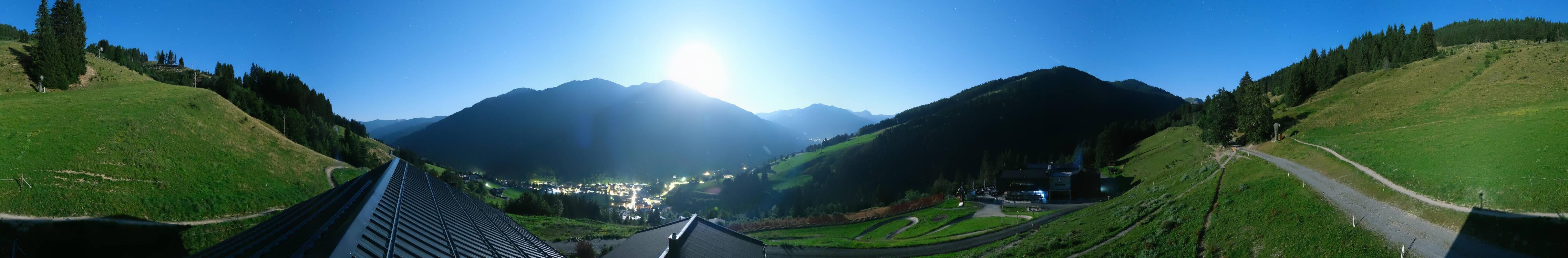 Archiv Foto Webcam Saalbach - Blick von der Maisalm