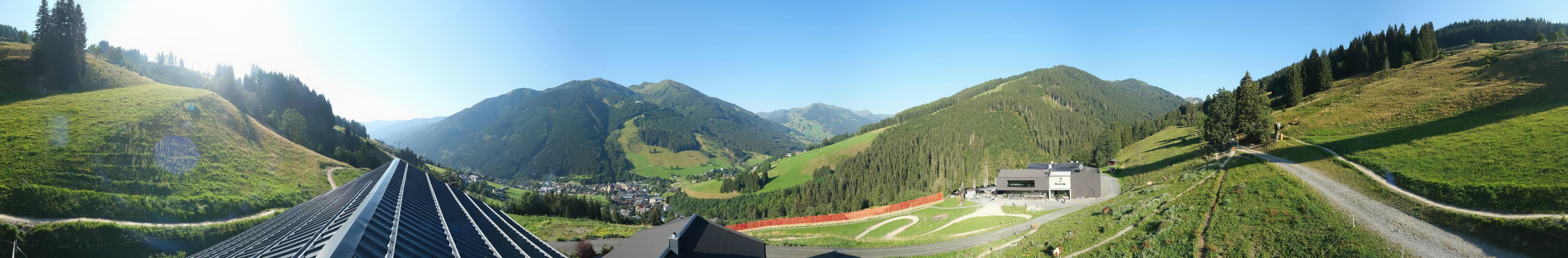 Archiv Foto Webcam Saalbach - Blick von der Maisalm