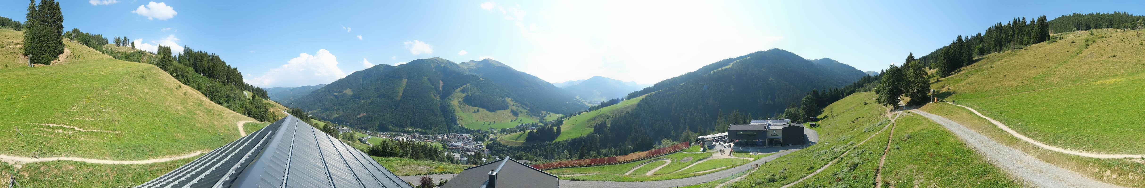 Archiv Foto Webcam Saalbach - Blick von der Maisalm