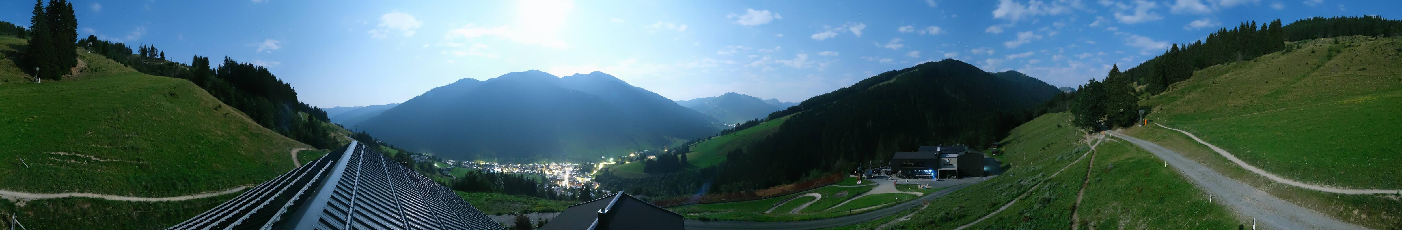 Archiv Foto Webcam Saalbach - Blick von der Maisalm